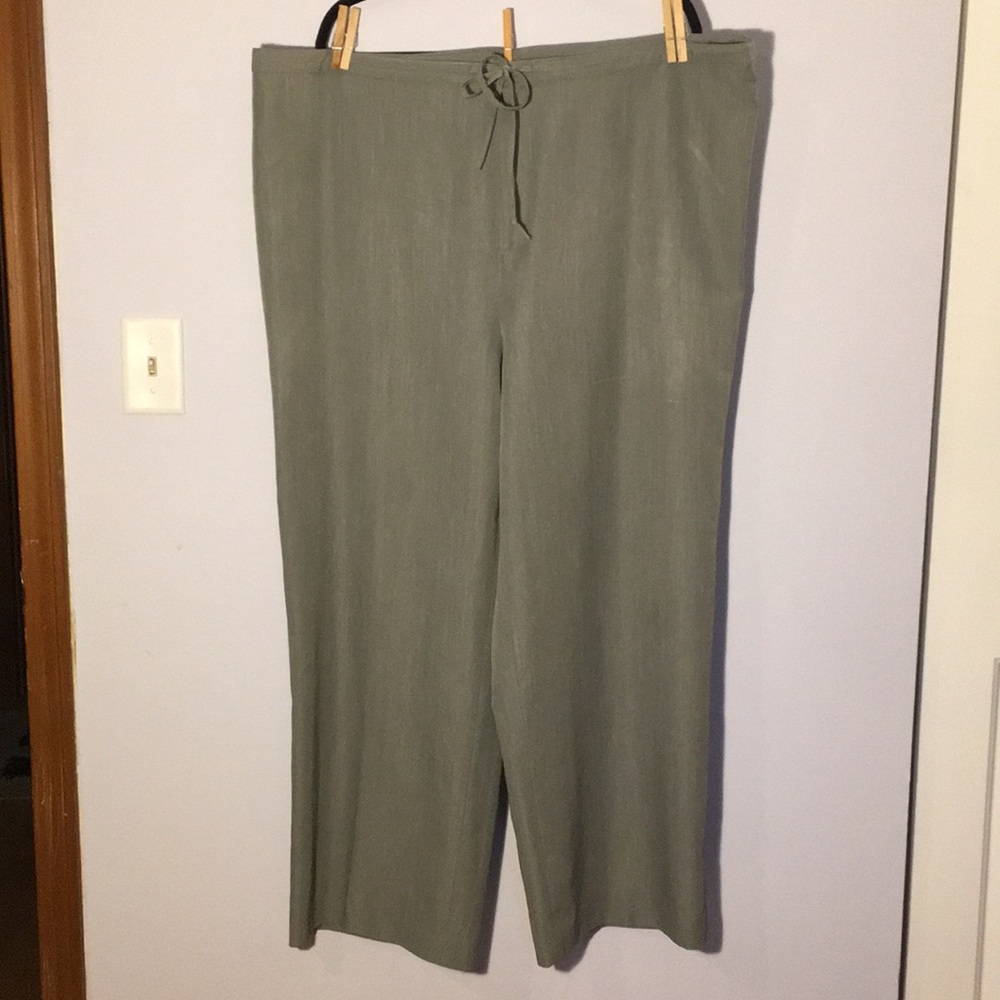 Spiegel Grey Wide Leg Lightweight Dress Pants